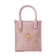 Logo Jacquard Mini Tote Bag