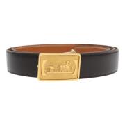 Pre-owned Leather belts