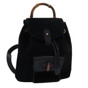 Pre-owned Suede backpacks