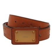 Pre-owned Leather belts