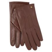 Brun Lauren By Ralph Lauren Mahogny Sheepskin Teck Gloves Accessories