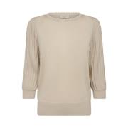 Beige Glitta Pullover Sweater