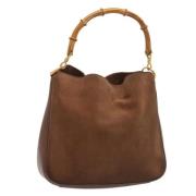 Pre-owned Suede handbags