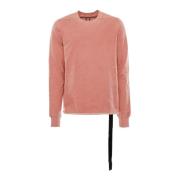 Crewneck Sweatshirt med Ribbedetaljer