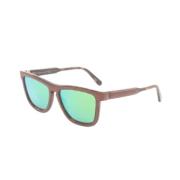 Pre-owned Leather sunglasses