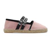 Espadrilles med spenner