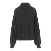 Stretch Cashmere Høy Krage Sweater