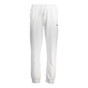 Sporty elastisk linning sweatpants med broderi