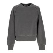 Kortermet Crop Sweatshirt Flint