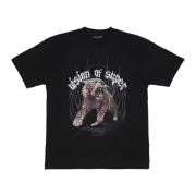 Rock Tiger Print Tee Svart T-skjorte