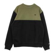 Outdoor Utility Crewneck Fleece Sweatshirt Svart/Oliven