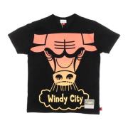 Chicago Bulls Flames Tee Hardwood Classics