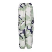 Camo Nylon Tracksuit Pants Orbit Grey