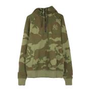 Oliven Hoodie med Ntc Hz Stil