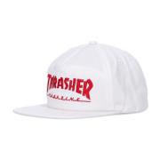 Flat Visir Lue Menn Skate Mag Logo Snapback