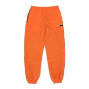 Oransje Baggy Tracksuit Bukser med Mesh