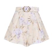 Stilig Nude Lin Sommer Shorts