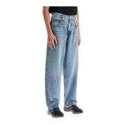 Baggy Tapered Fusion Wash Jeans