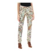 Paisley Slim Fit Denim Jeans