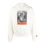 Stilig Hvit Sweatshirt for Menn