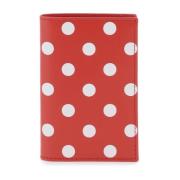 Polka-Dot Lær Bifold Lommebok