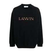 Svart Logo Sweatshirt Aw23