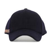 Stripet ull baseballcap