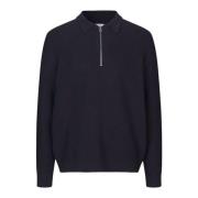 Klassisk Half-Zip Polo Sweater