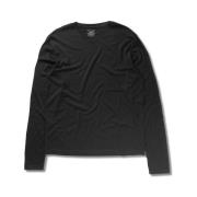 Black Panos Emporio Wool/Tencel Long Sleeve Genser