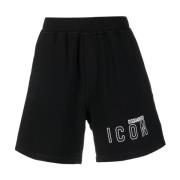 Logo Print Bermuda Shorts