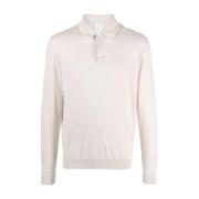 Casual Langermet Polo Beige