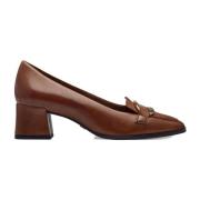 Elegant Lukkede Brune Pumps