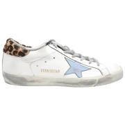 Leopard Superstar Sneakers Hvit Is