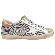 Zebra Superstar Sneakers Hvit/Oransje