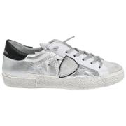 Metalliske Lave Top Sneakers - Sølv