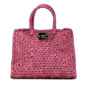 Pre-owned Raffia handbags