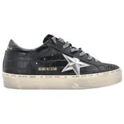 Svart Krokodille Hi-Star Sneakers