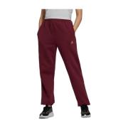 Burgunder Sporty Sweatpants Klassisk Passform