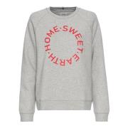 Sweatshirt med Print for Menn