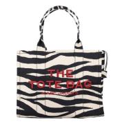 Zebra Canvas Tote Bag