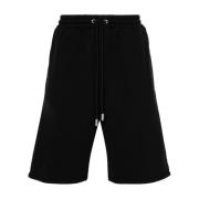 Diag-Stripe Bomull Skate Shorts