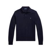 Navy Polo Ralph Lauren Wool-Cotton Polo