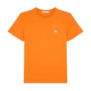 Oransje Chillax Fox Patch Classic Tee-Shirt