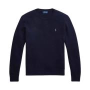 Blå Polo Ralph Lauren Long Sleeve Pullover Genser