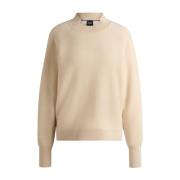 Myk Cashmere Blandingsstrikk Crew Neck Genser