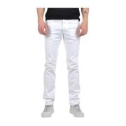 Slim Fit Bard Jeans med Horsehair Patch