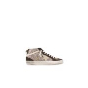 Mid Star Glitter Semsket Brun Sneakers