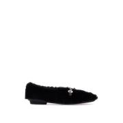 Shearling Ballet Flats