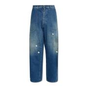 Jeans med vintageeffekt