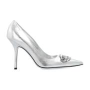 Stiletto pumps med logo